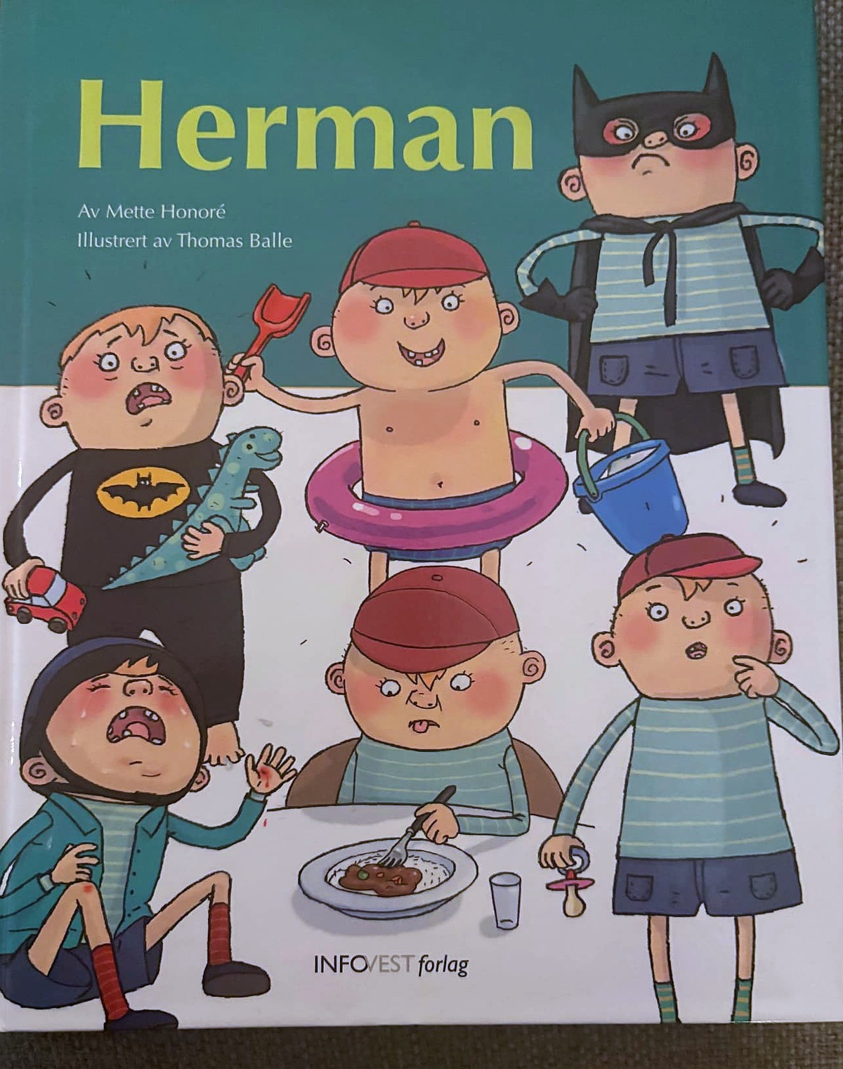 Bogforside: Herman — Infovest forlag, Norge · 2017 af Mette Honoré